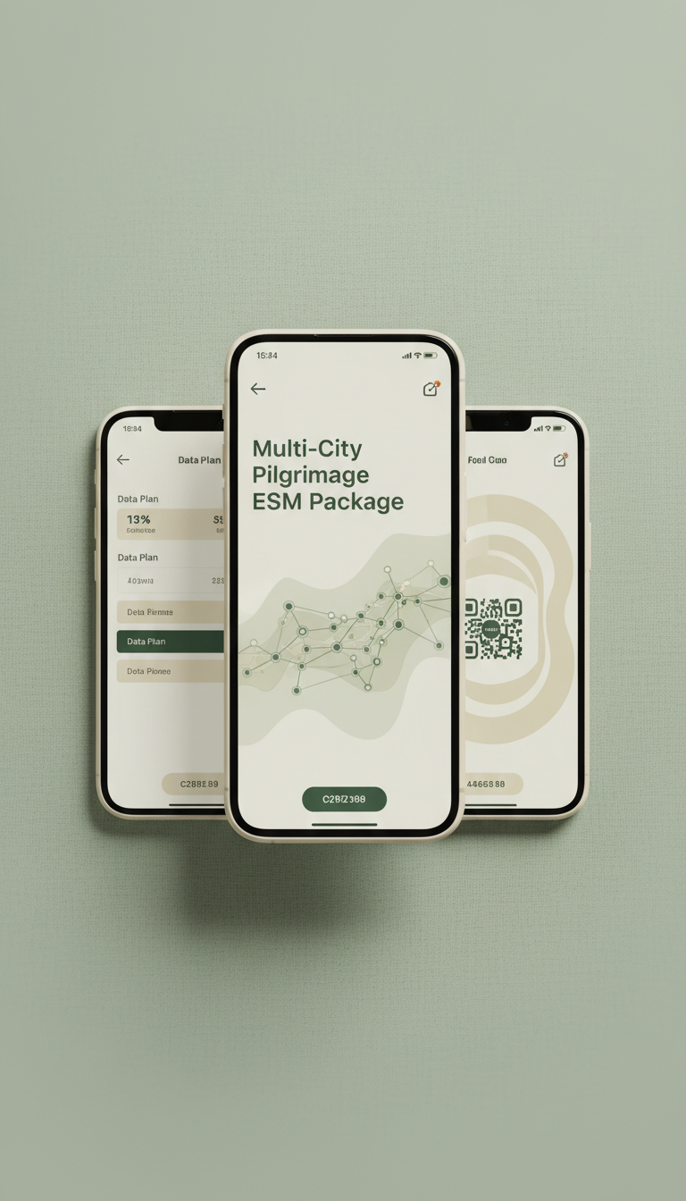 Multi-City Pilgrimage eSIM Package